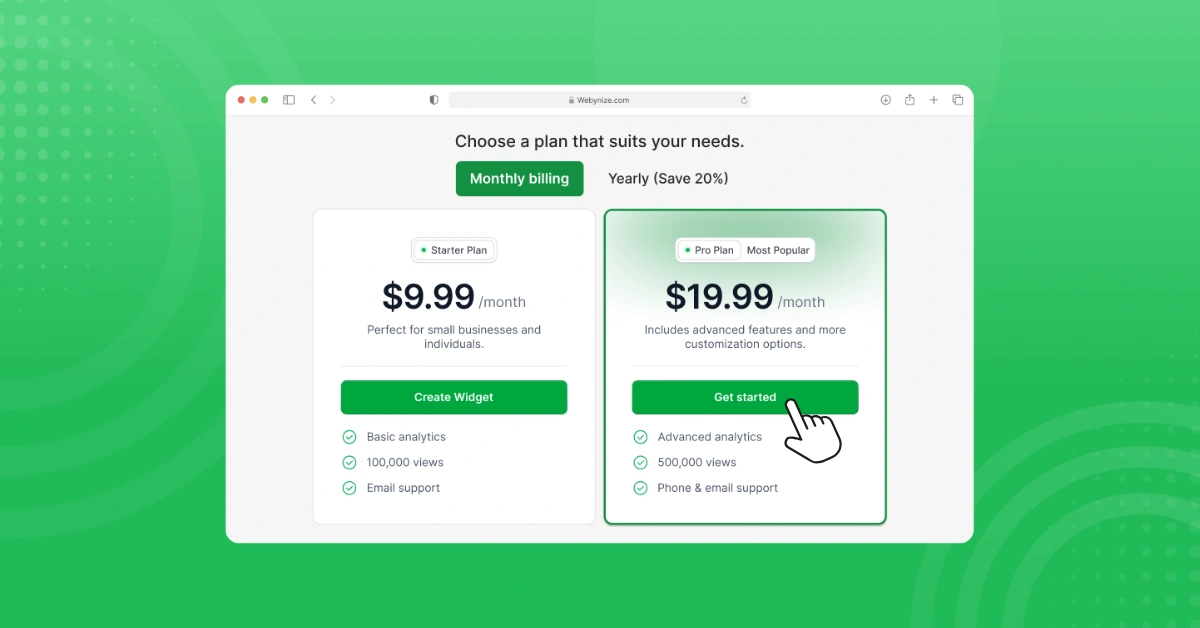 How To Add Pricing Table Widget To Ghost?