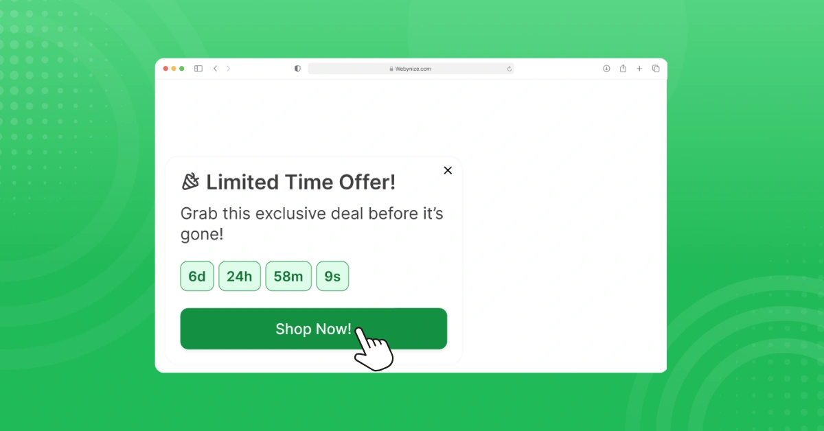 Free Countdown Timer widget for your website