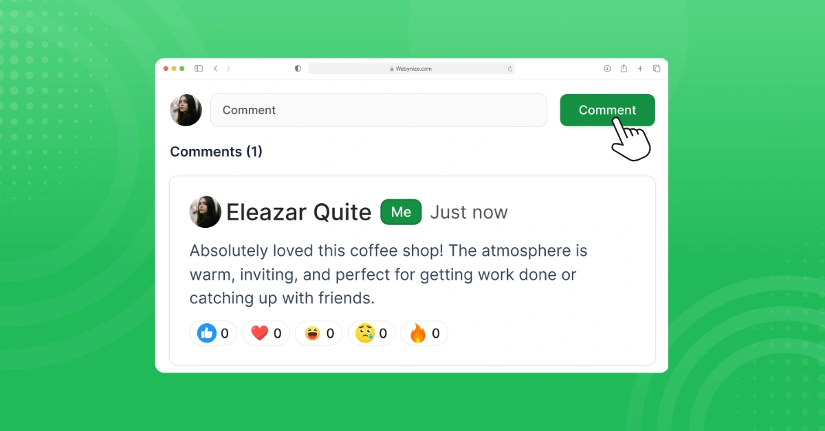 Free Comments widget for your website